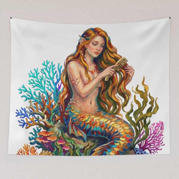 Item preview, Mermaid picture designed and sold by PP&RAINBOW SHOP.