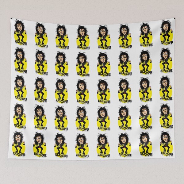 Item preview, Alice Cooper Shock Rock Legend - Cartoon Caricature designed and sold by Sunnay1989.