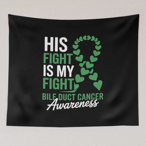 Item preview, His Fight Is My Fight Bile Duct Cancer Awareness Support Day designed and sold by grounabslaninal.
