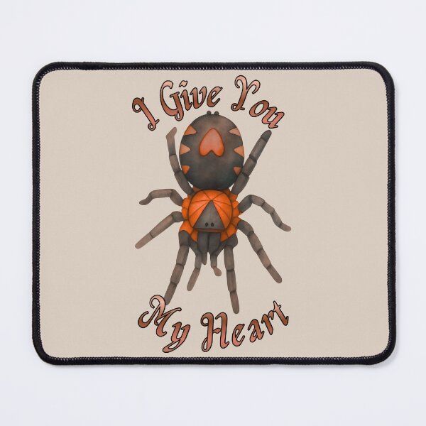 Item preview, C. Elegans (Trinidad Dwarf) A.K.A Heart Butt Tarantula- 'I Give You My Heart' Design (V1) designed and sold by PorcelainBoneWitch.