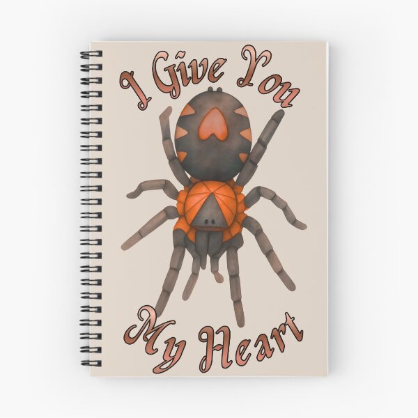 Item preview, C. Elegans (Trinidad Dwarf) A.K.A Heart Butt Tarantula- 'I Give You My Heart' Design (V1) designed and sold by PorcelainBoneWitch.
