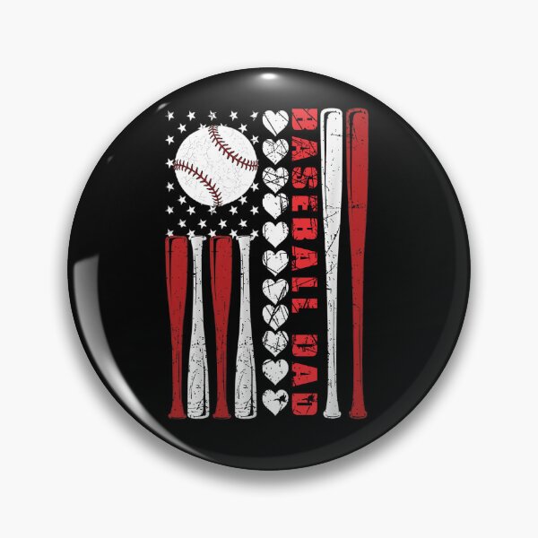 Artikelvorschau, Baseball Dad Patriotische Vintage-Schläger entworfen und verkauft von KIROSALS.