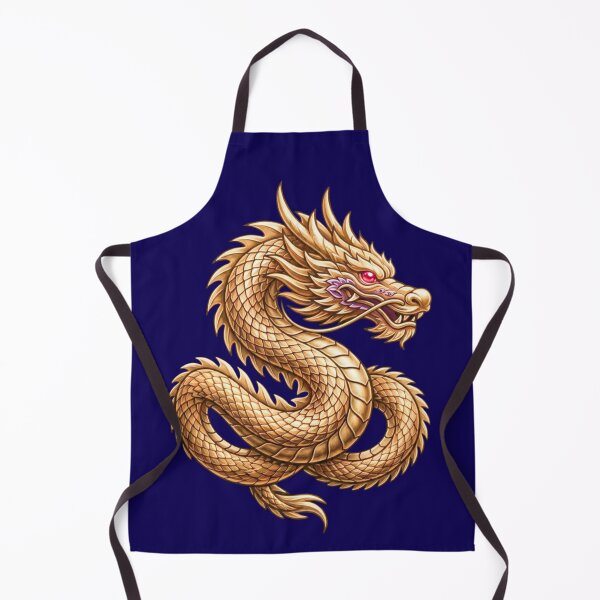 Item preview, Golden Dragon Power- Mythical Asian Dragon Streetwear Design designed and sold by digitalbob60.