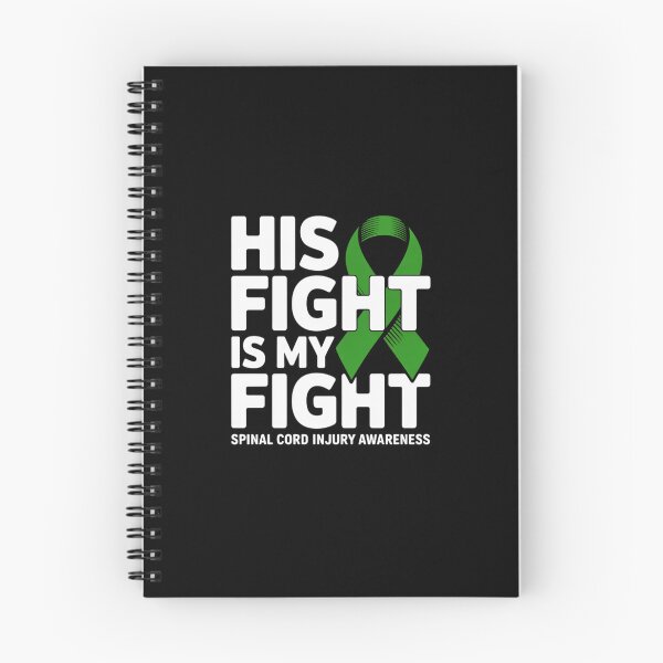 Item preview, His Fight My Fight Green Ribbon Spinal Cord Injury Awareness designed and sold by grounabslaninal.