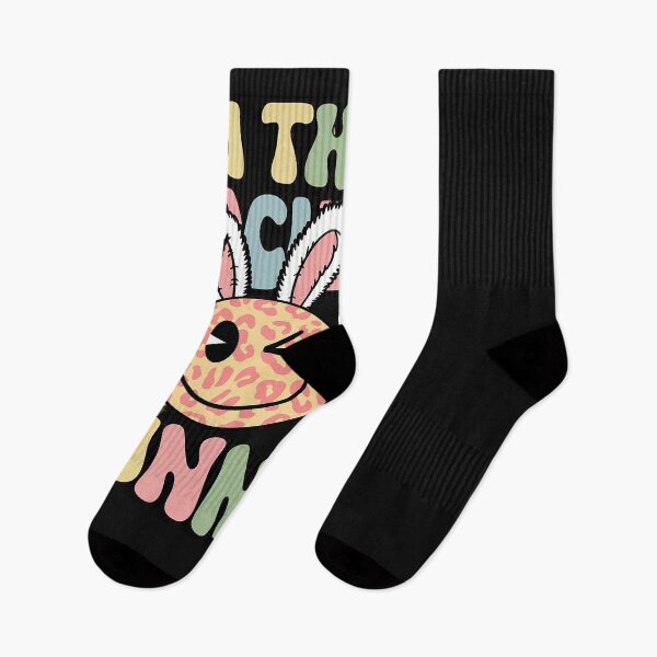 Item preview, Groovy Smile Face I'm The Teacher Bunny Nurse Easter Day designed and sold by Sutvaomom.