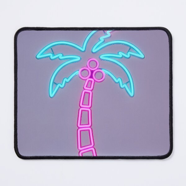 Item preview, Retro Neon Palm Tree 80s Synthwave Sign designed and sold by powersunlight.