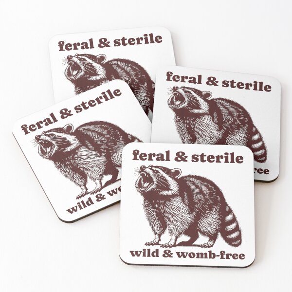 Item preview, Hysterectomy Feral and Sterile Funny designed and sold by goombi-creative.