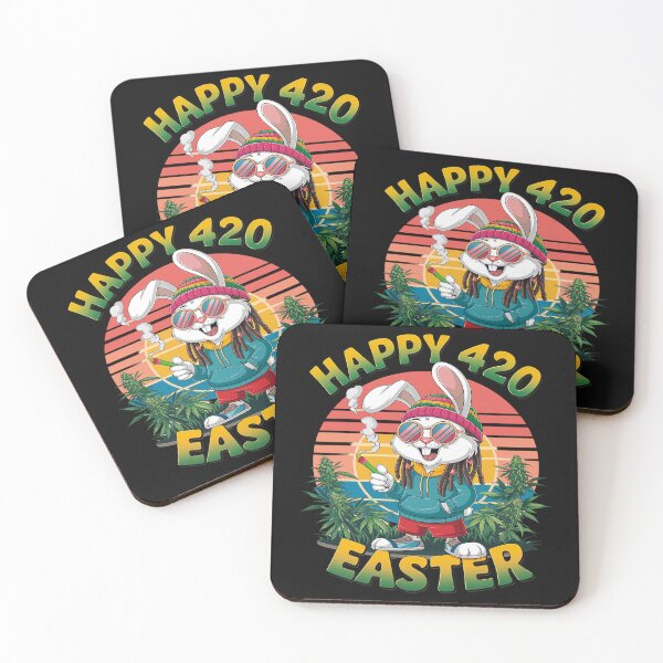 Item preview, Happy 420 Easter Smoking Easter Bunny Men Women designed and sold by Sutvaomom.