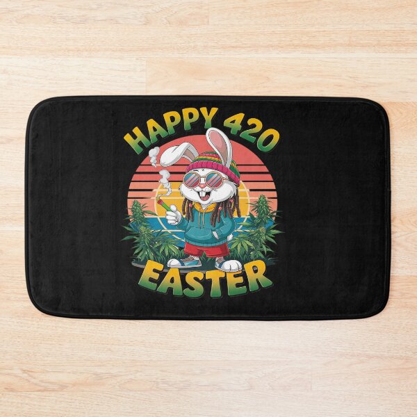 Item preview, Happy 420 Easter Smoking Easter Bunny Men Women designed and sold by Sutvaomom.
