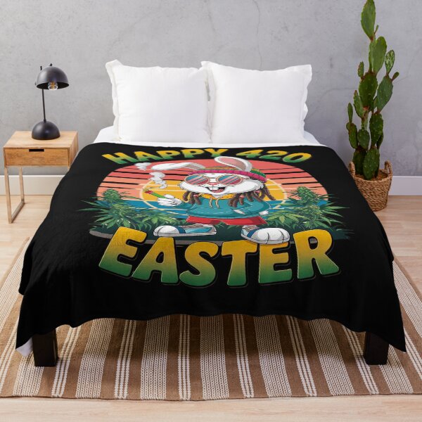 Item preview, Happy 420 Easter Smoking Easter Bunny Men Women designed and sold by Sutvaomom.