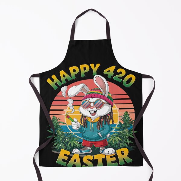 Item preview, Happy 420 Easter Smoking Easter Bunny Men Women designed and sold by Sutvaomom.