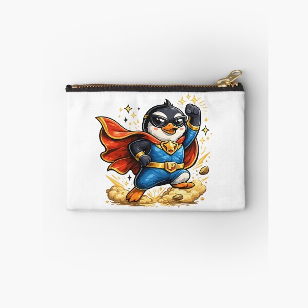 Item preview, Superhero Penguin | Cute Cartoon Penguin Hero with Cape | Funny Animal Superpower Design designed and sold by dreameroriginal.