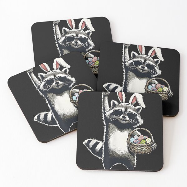 Item preview, Easter Raccoon Rocks Easter Egg Hunt Funny Easter T Shirt designed and sold by mrgyejohm31.