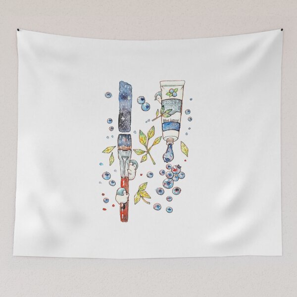 Item preview, Starry Blueberry Watercolor Paint Tube Design designed and sold by Atomikart.