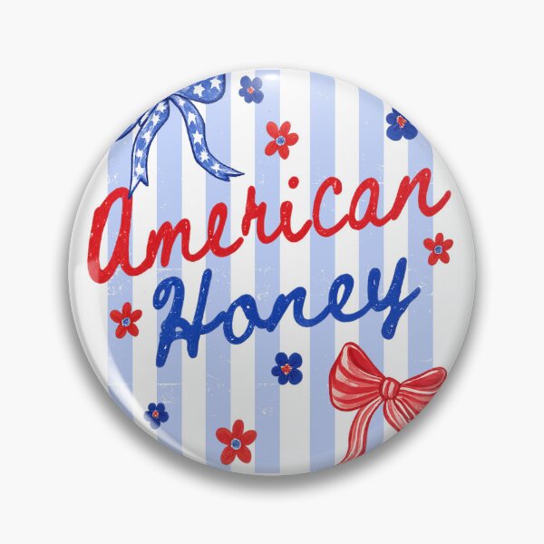 Item preview, American Honey 4th of July Floral, Red White and Blue Bow Top designed and sold by MdEchoSTS.