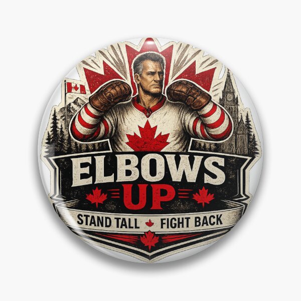 Item preview, Elbows Up Canada, Stand Tall, Fight Back, Patriotic Canadian Design designed and sold by LJBEYES.