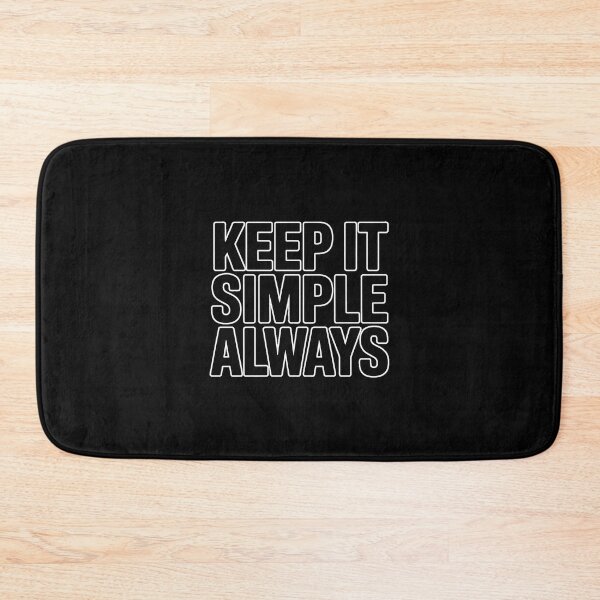 Item preview, Keep It Simple Always Minimal Typography Aesthetic Modern Design designed and sold by ImaginedSpace7.