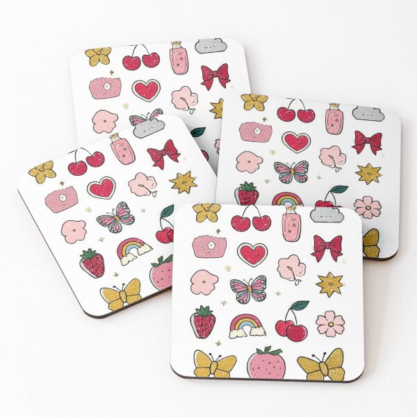 Item preview, Cute Coquette Aesthetic Sticker Pack - Glitters & Ribbons designed and sold by Littleokmoments.