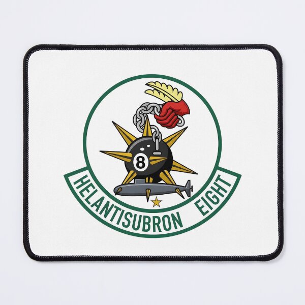 Item preview, Official Heritage Insignia of Helicopter Anti-Submarine Squadron Eight (HS-8) "Eightballers" designed and sold by CharlieDesings.