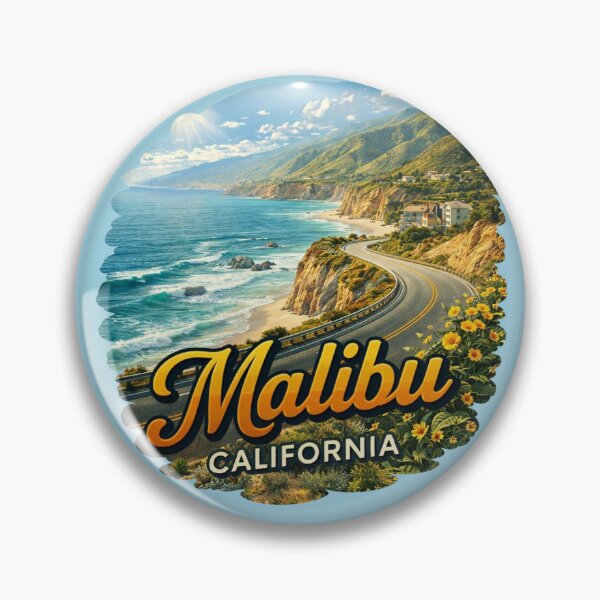 Item preview, Malibu, California - Scenic Pacific Ocean Coast designed and sold by Myra365Art.