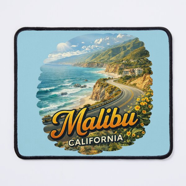 Item preview, Malibu, California - Scenic Pacific Ocean Coast designed and sold by Myra365Art.