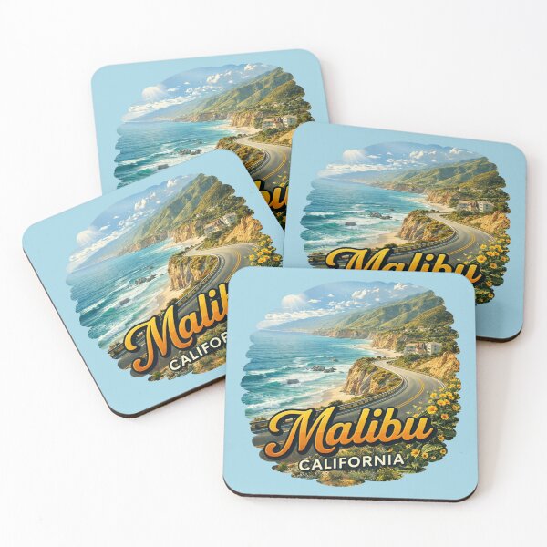Item preview, Malibu, California - Scenic Pacific Ocean Coast designed and sold by Myra365Art.