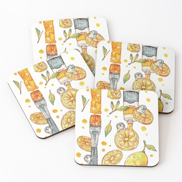 Item preview, Zesty Lemon Watercolor Art Supply Design designed and sold by Atomikart.