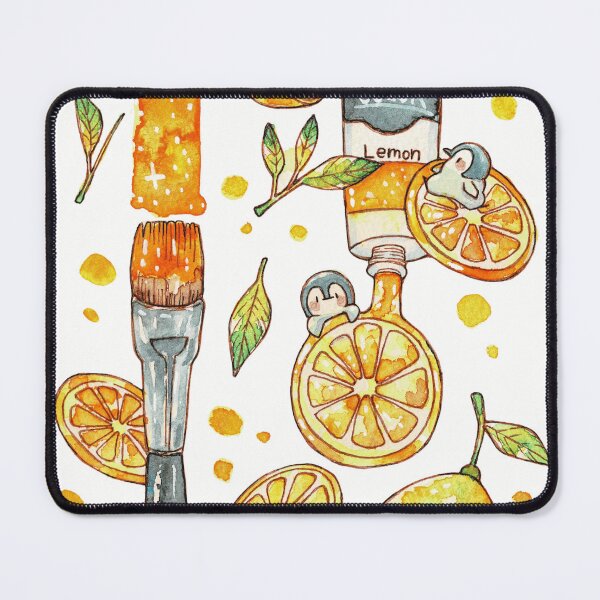 Item preview, Zesty Lemon Watercolor Art Supply Design designed and sold by Atomikart.