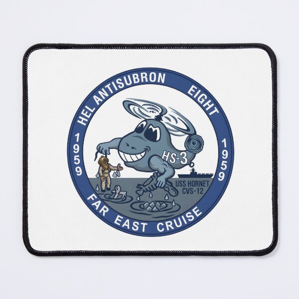 Item preview, Commemorative Patch for HS-8 "Eightballers" Far East Cruise 1959 aboard USS Hornet (CVS-12) designed and sold by CharlieDesings.