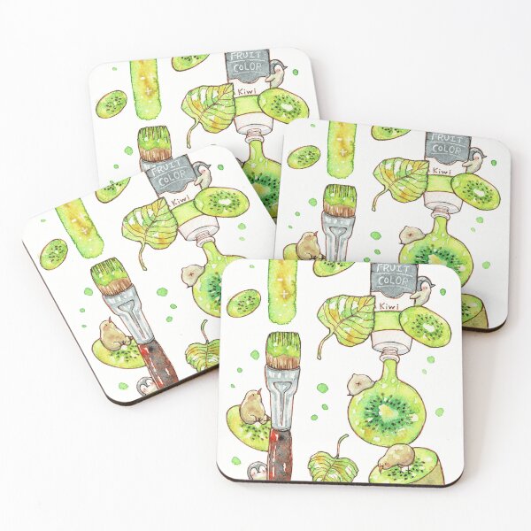 Item preview, Tropical Kiwi Watercolor Art Supply Design designed and sold by Atomikart.