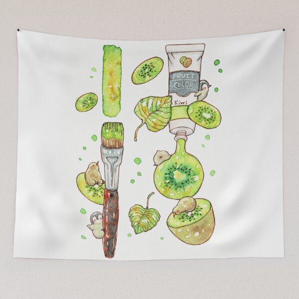 Item preview, Tropical Kiwi Watercolor Art Supply Design designed and sold by Atomikart.