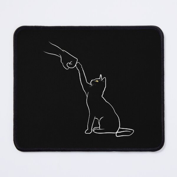 Item preview, Cat Fist Bump Line Art Design designed and sold by OlyvieArt.