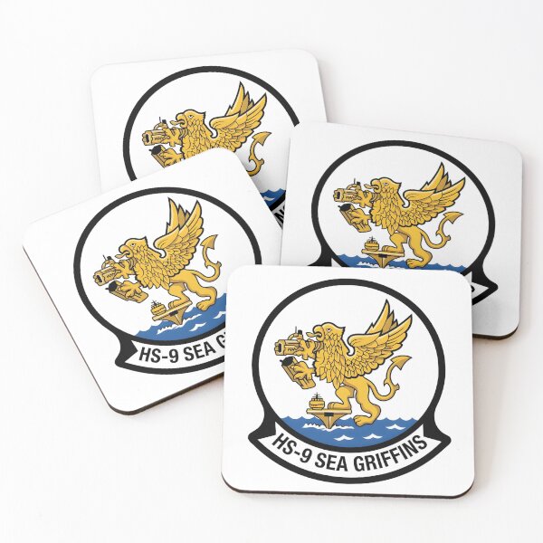 Item preview, Official Insignia of Helicopter Anti-Submarine Squadron Nine (HS-9) "Sea Griffins" designed and sold by CharlieDesings.