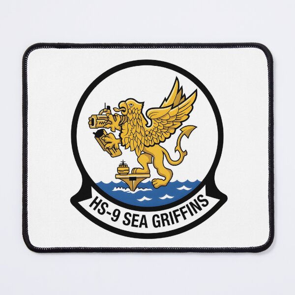 Item preview, Official Insignia of Helicopter Anti-Submarine Squadron Nine (HS-9) "Sea Griffins" designed and sold by CharlieDesings.