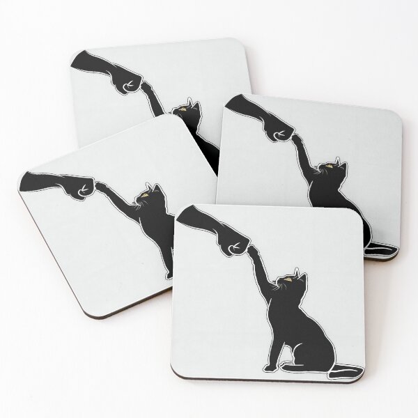Item preview, Cat Fist Bump Outline - Pet Love Gesture Tee designed and sold by OlyvieArt.