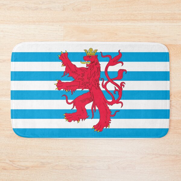 Item preview, Luxembourg Civil Ensign Flag - Red Lion Roude Leiw Heritage Pride designed and sold by NTGUILTY.