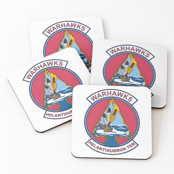 Item preview, Official Heritage Insignia of Helicopter Anti-Submarine Squadron Ten (HS-10) "Warhawks" designed and sold by CharlieDesings.