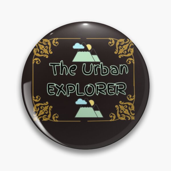 Item preview, The Urban Explorer | Premium Vintage Mountain Badge – Unique Aesthetic Gift designed and sold by The Urban Explorer.