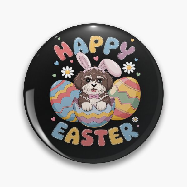 Item preview, Happy Easter Colorful Bunny Bernedoodle In Eggs Owner Kids designed and sold by Thamngan.