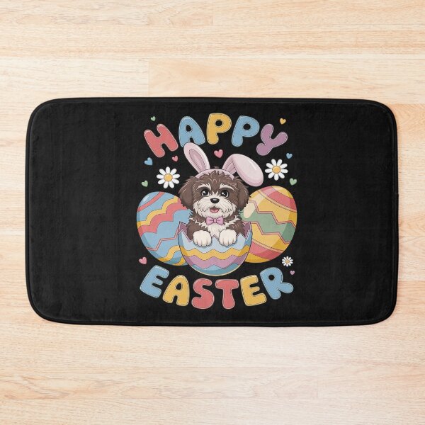 Item preview, Happy Easter Colorful Bunny Bernedoodle In Eggs Owner Kids designed and sold by Thamngan.