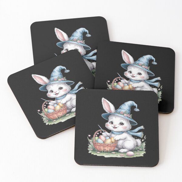 Item preview, Happy Easter Day Cute Easter Egg Fun  Witch's Hat Bunny designed and sold by Thamngan.