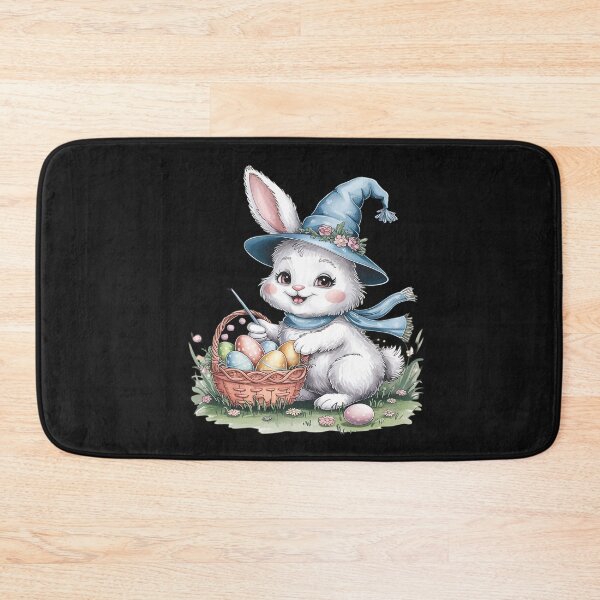 Item preview, Happy Easter Day Cute Easter Egg Fun  Witch's Hat Bunny designed and sold by Thamngan.