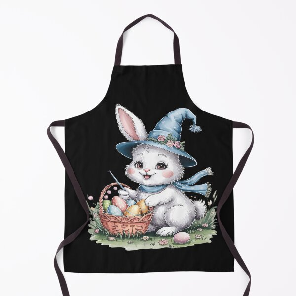 Item preview, Happy Easter Day Cute Easter Egg Fun Witch's Hat Bunny designed and sold by Thamngan.