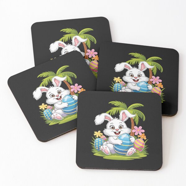 Item preview, Happy Easter Day Easter Bunny With Colorful Easter Eggs designed and sold by Thamngan.