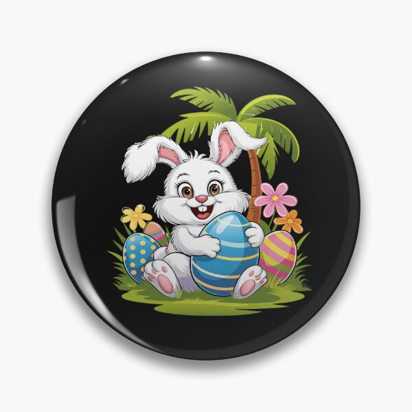 Item preview, Happy Easter Day Easter Bunny With Colorful Easter Eggs designed and sold by Thamngan.