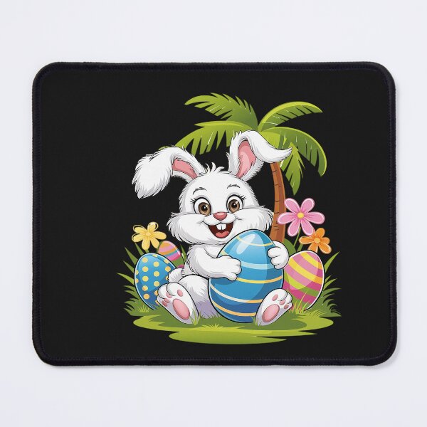 Item preview, Happy Easter Day Easter Bunny With Colorful Easter Eggs designed and sold by Thamngan.