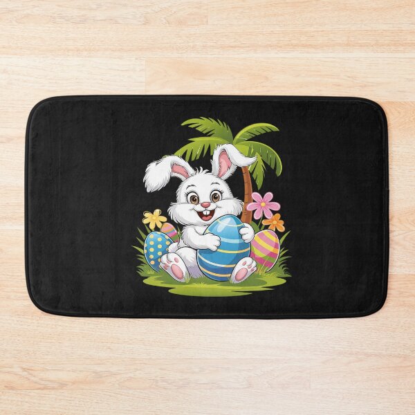 Item preview, Happy Easter Day Easter Bunny With Colorful Easter Eggs designed and sold by Thamngan.