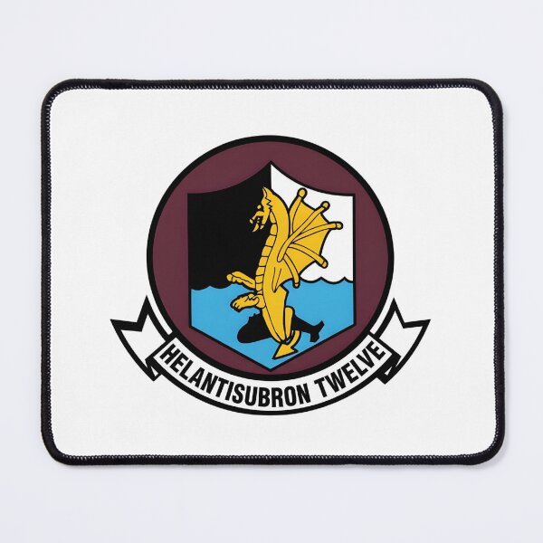 Item preview, Official Heritage Insignia of Helicopter Anti-Submarine Squadron Twelve (HS-12) "Wyverns" designed and sold by CharlieDesings.