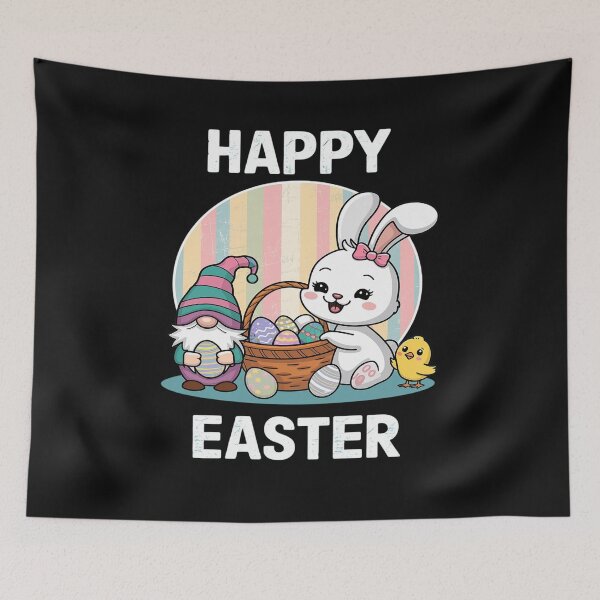Item preview, Happy Easter Day 2026 Bunny Gnome Hug Easter Eggs designed and sold by Thamngan.