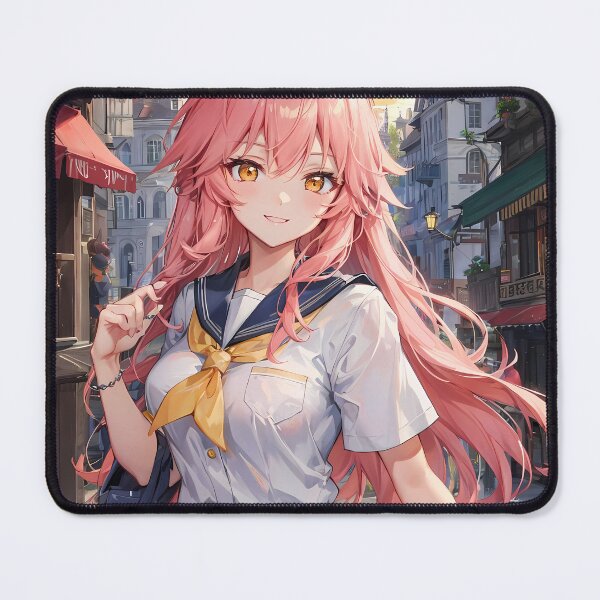 Item preview, Tamamo no Mae Fate Grand Order School Street Smile designed and sold by TanglenRabbit.